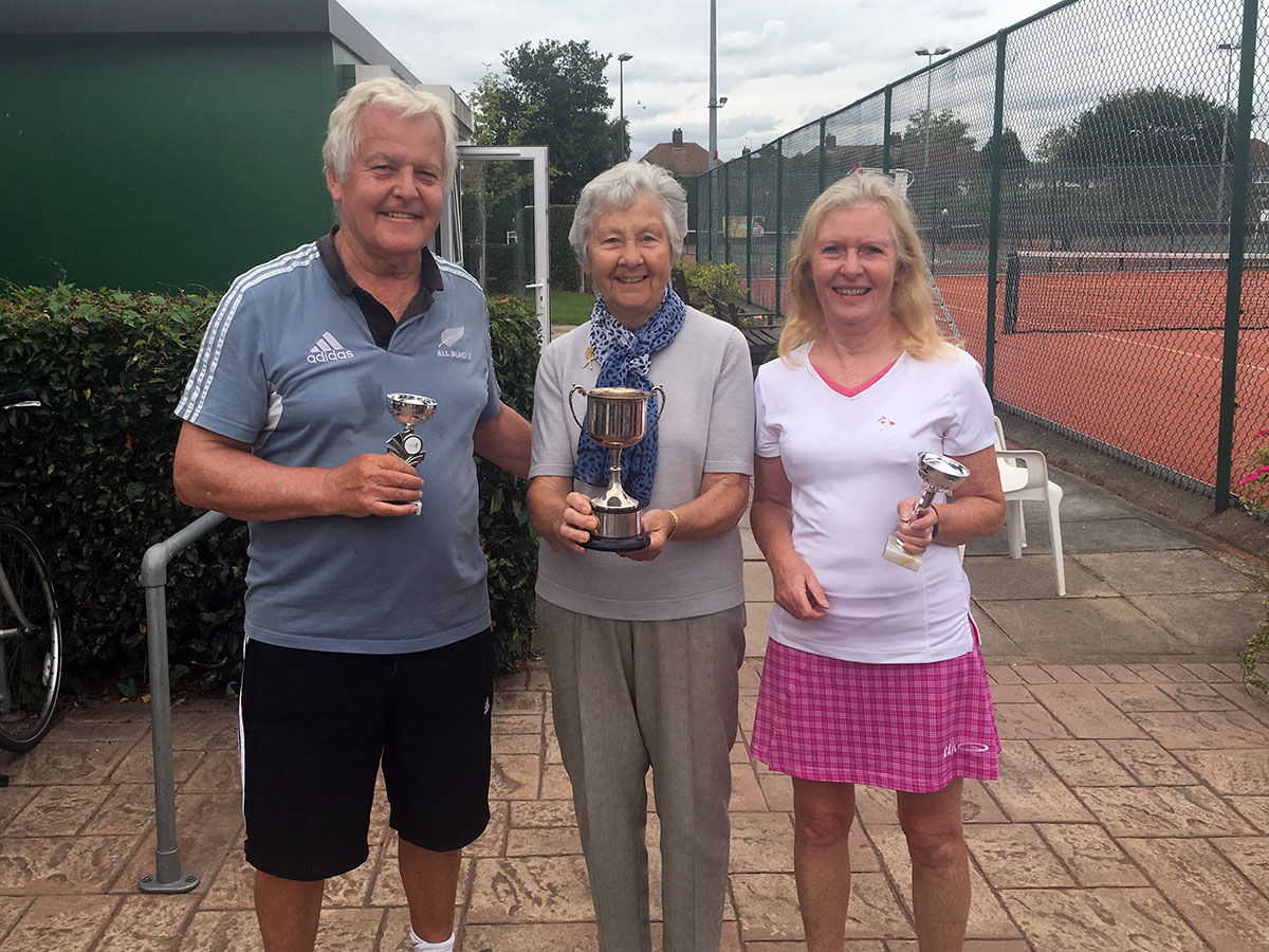 Vets Mixed Doubles final 2017