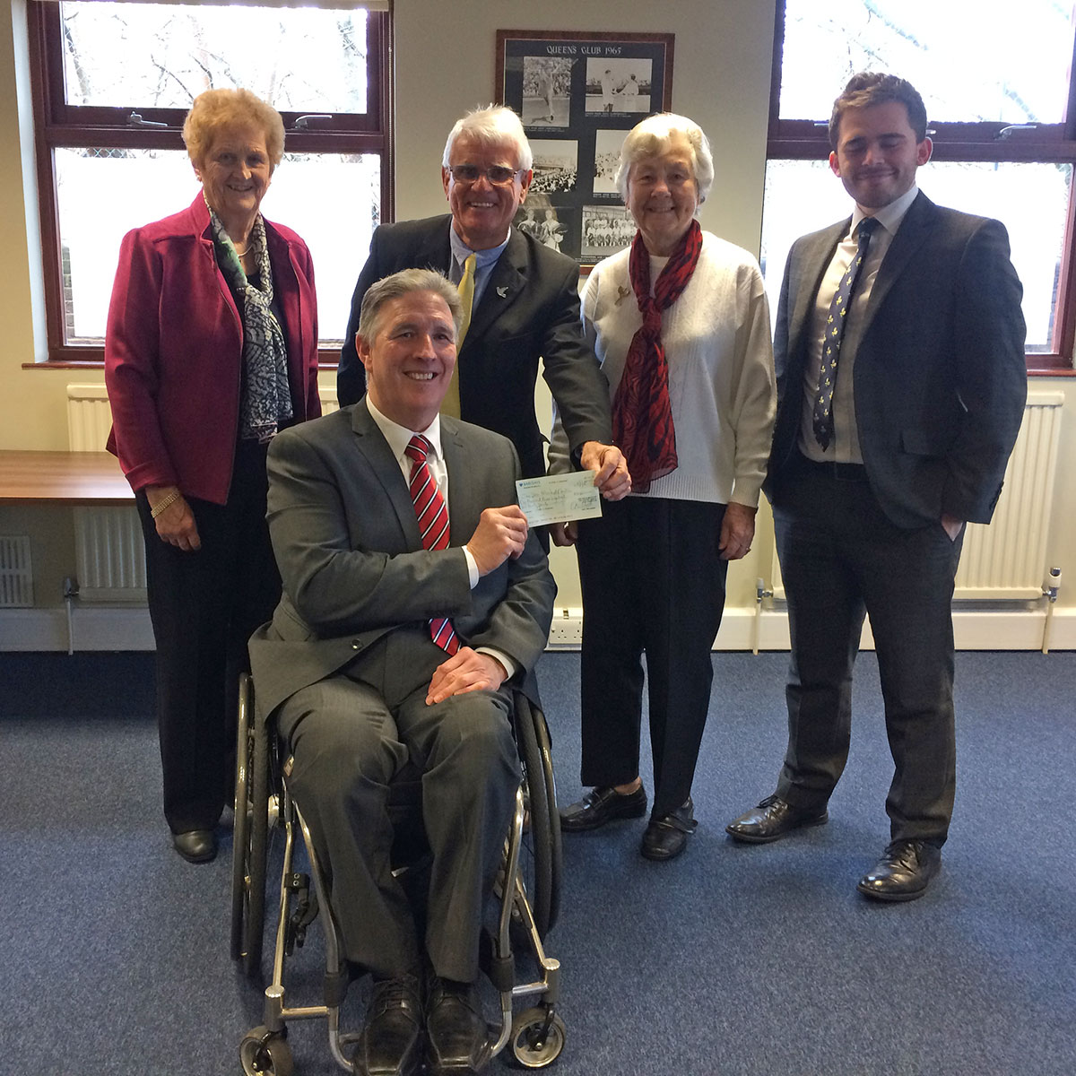 Dan Maskell Tennis Trust presentation at Queens Club