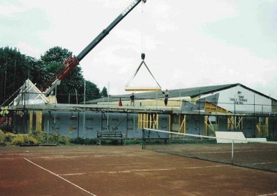 Building of the current clubhouse, 1990s