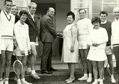 Opening of the wooden pavilion 1967
